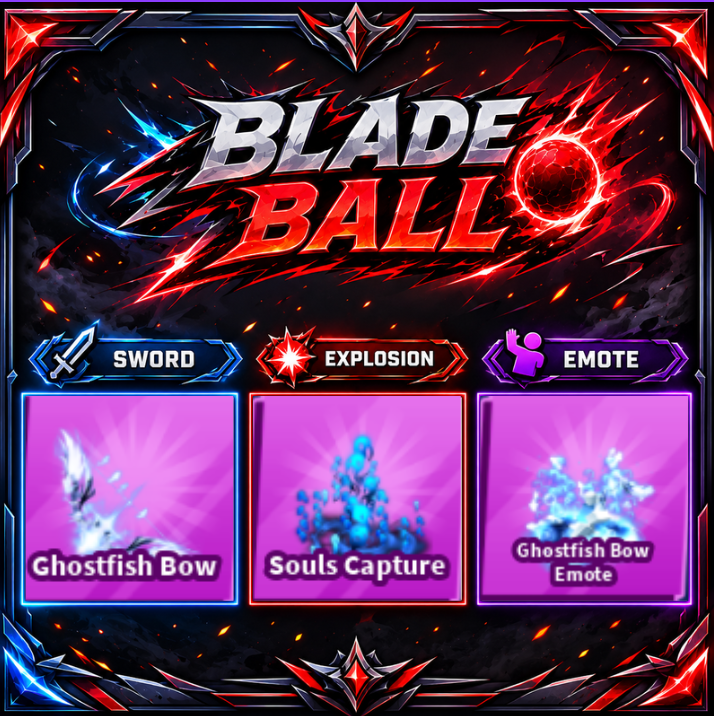 [ Limited Set ] Ghostfish Bow + Explosion + Emote | FAST DELIVERY✅
