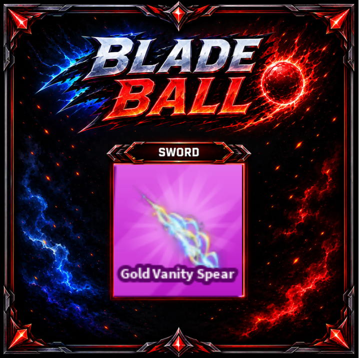 [ Limited Sword ] Gold Vanity Spear | FAST DELIVERY✅