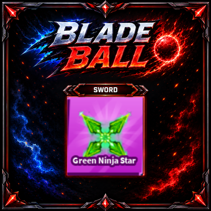 [ Limited Sword ] Green Ninja Star | FAST DELIVERY✅