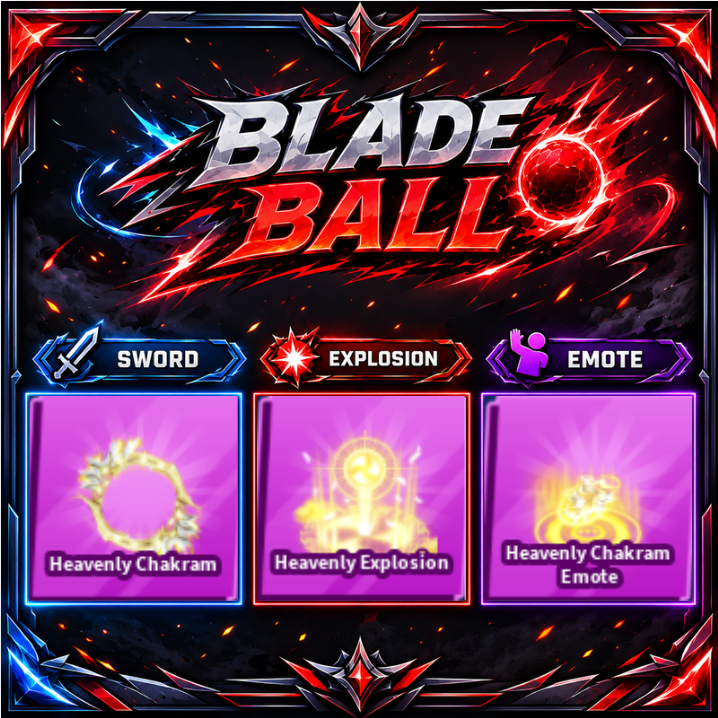 [ Limited Set ] Heavenly Chakram + Explosion + Emote | FAST DELIVERY✅