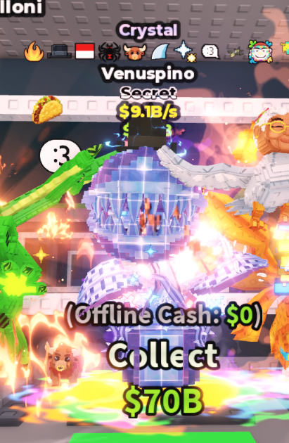 CRYSTAL VENUSPINO 9.1B/S (BULL + 9 TRAITS) – STEAL A BRAINROT – FAST DELIVERY & TRUSTED #I5QF1D