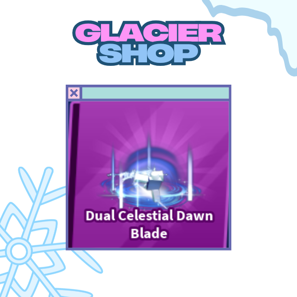 Dual Celestial Dawn Blade Emote ( Limited )