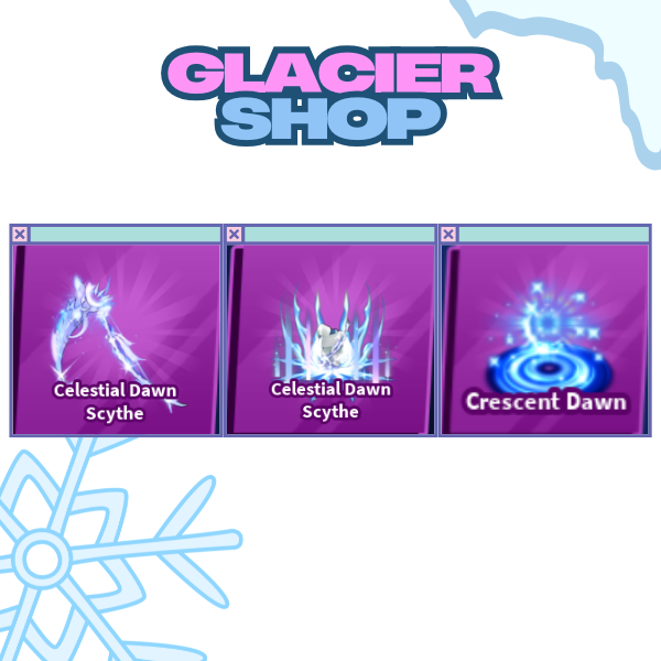 Celestial Dawn Scythe + Explosion + Emote ( Limited Set )