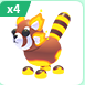 Toasty Red Panda | Adopt Me⚡ Fast Delivery ⚡