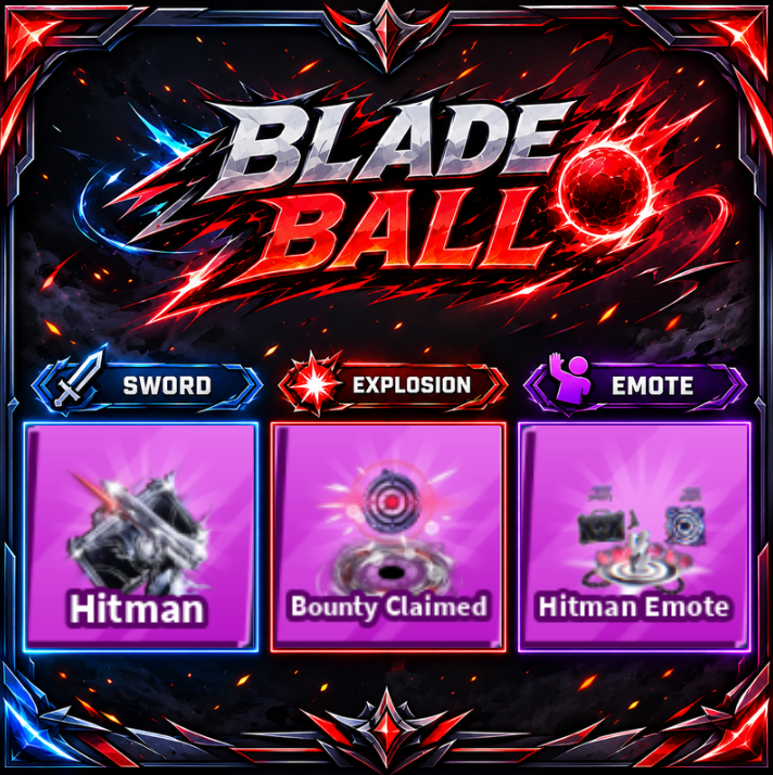 [ Limited Set ] Hitman + Explosion + Emote | FAST DELIVERY✅