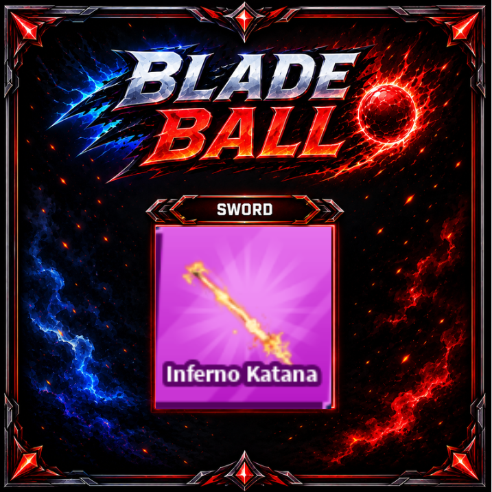 [ Limited Sword ] Inferno Katana | FAST DELIVERY✅