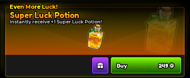 💝 Super Luck Potion 💝Anime Expeditions 💝249R