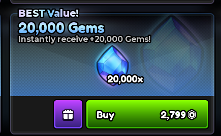 💝 20,000 Gems 💝Anime Expeditions 💝2799R