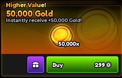 💝 50,000 Gold 💝Anime Expeditions 💝299R