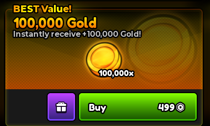 💝 100,000 Gold 💝Anime Expeditions 💝499R