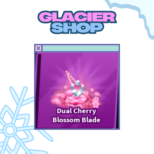 Dual Cherry Blossom Blade Emote ( Limited )