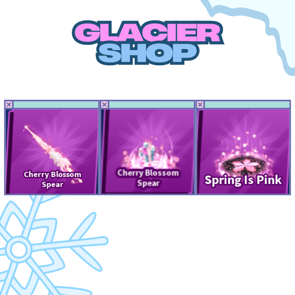 Cherry Blossom Spear + Explosion + Emote ( Limited Set )
