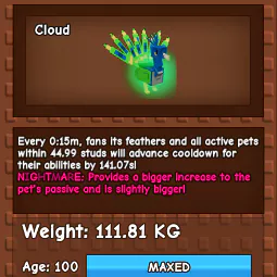 Nightmare Peacock +111kg 15s CD