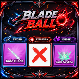 [ Limited Set ]  Jade Scythe  + Emote | FAST DELIVERY✅