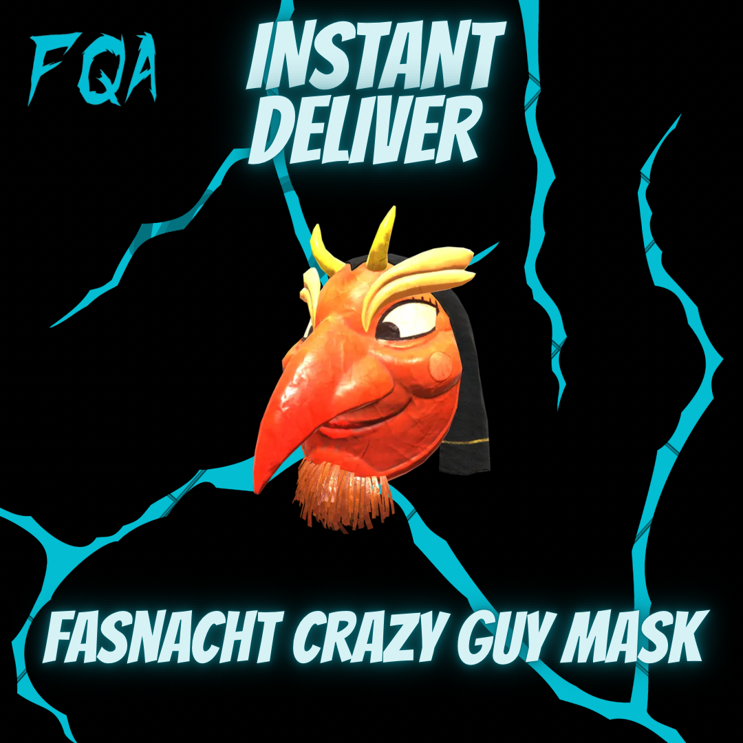 [ PS4/PS5 ] Fasnacht Crazy Guy Mask (instant delivery)