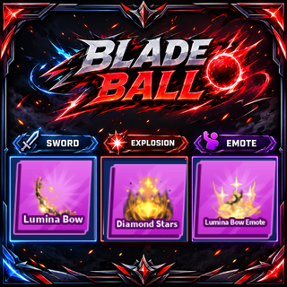 [ Limited Set ] Lumina Bow + Explosion + Emote | FAST DELIVERY✅