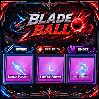 [ Limited Set ] Lunar Parasol + Explosion + Emote | FAST DELIVERY✅