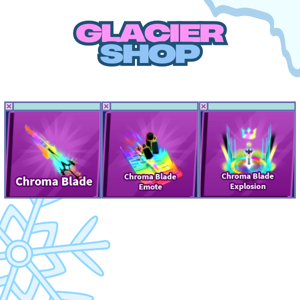 Chroma Blade + Explosion + Emote ( Limited Set )