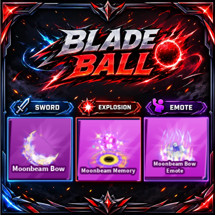 [ Limited Set ] Moonbeam Bow + Explosion + Emote | FAST DELIVERY✅