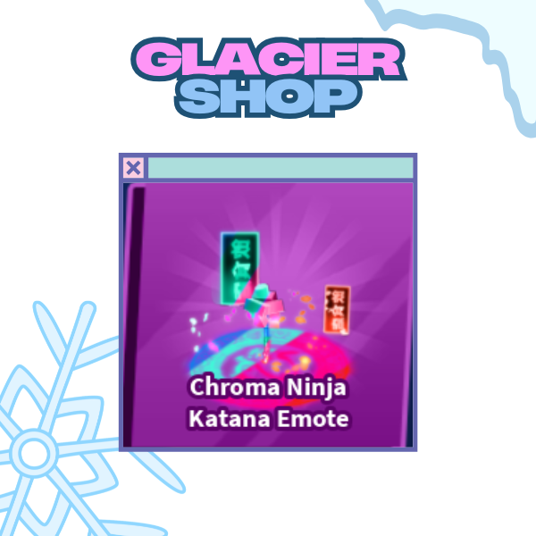 Chroma Ninja Katana Emote ( Limited )