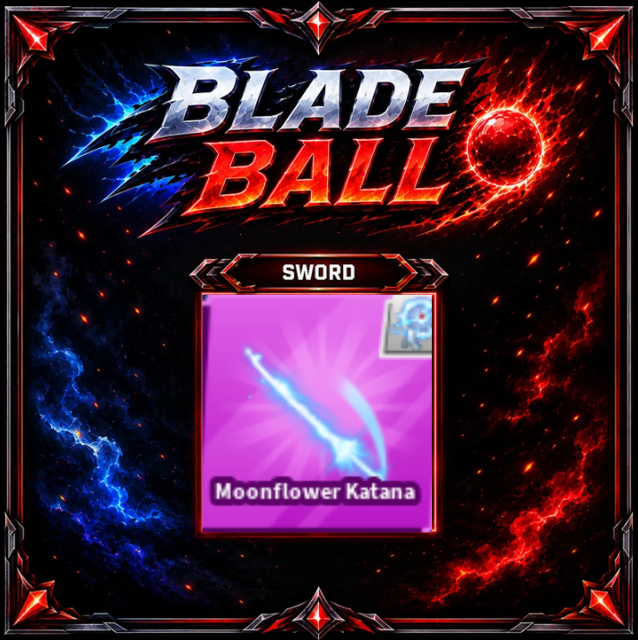 [ Limited Sword ] Moonflower Katana with Finisher | FAST DELIVERY✅