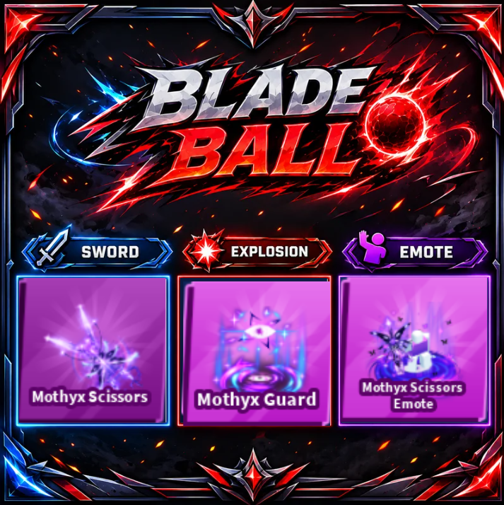 [ Limited Set ] Mothyx Scissors + Explosion + Emote | FAST DELIVERY✅