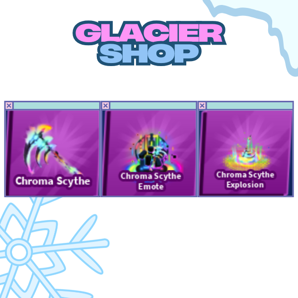 Chroma Scythe + Explosion + Emote ( Limited Set )