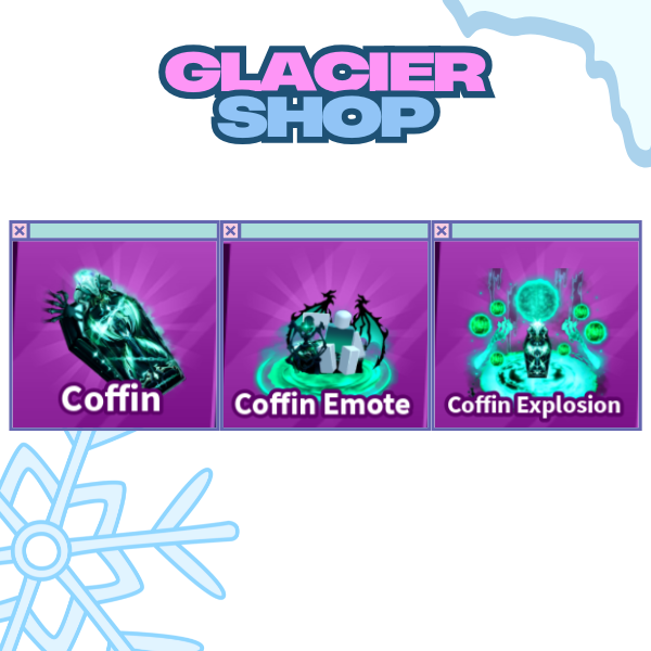 Coffin + Explosion + Emote ( Limited Set )