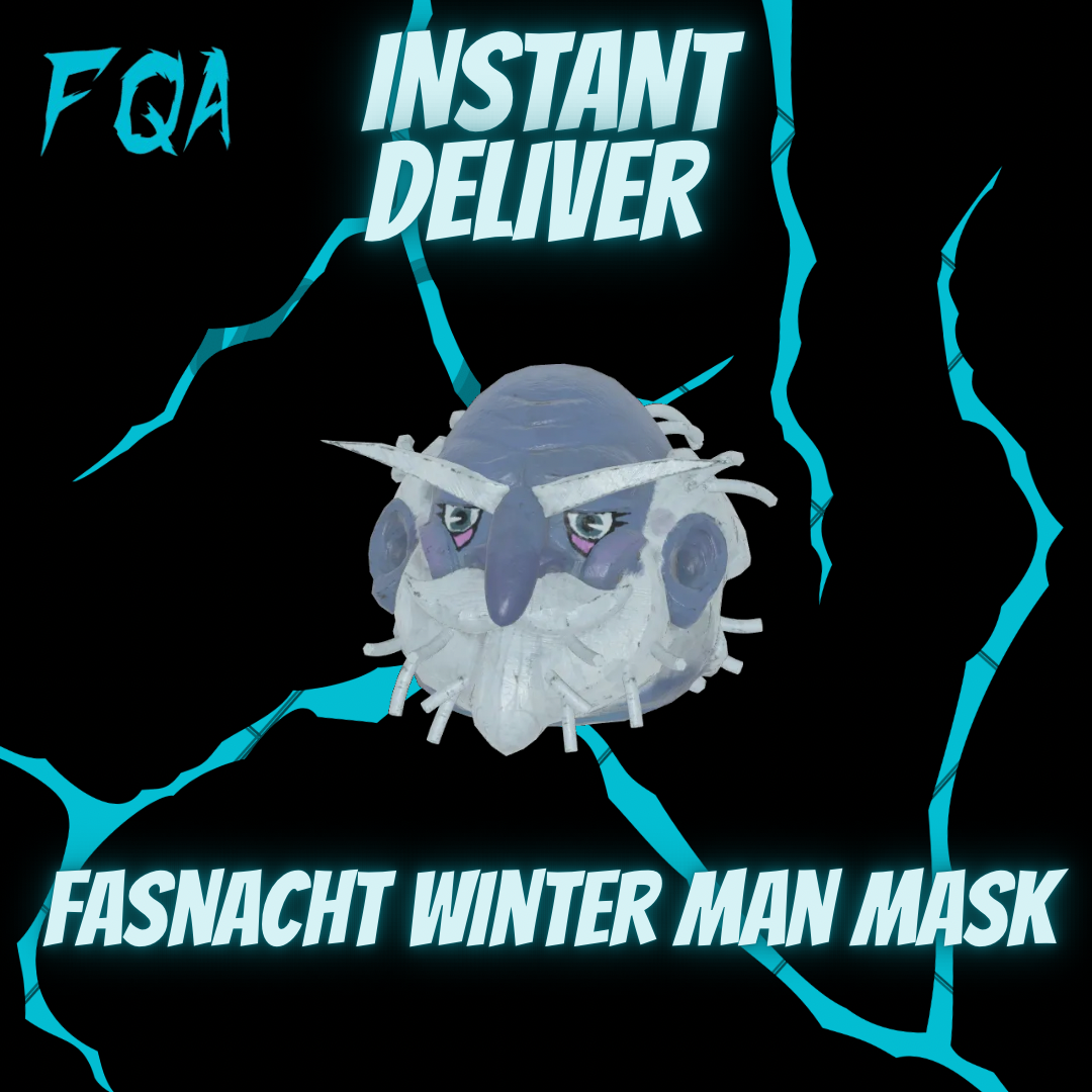 [ PS4/PS5 ] Fasnacht Winter Man Mask (instant delivery)
