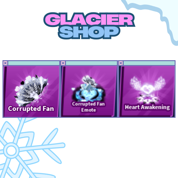 Corrupted Fan + Explosion + Emote ( Limited Set )