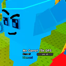 1x Diamond Mr Carrot lvl 10🥕75k DPS