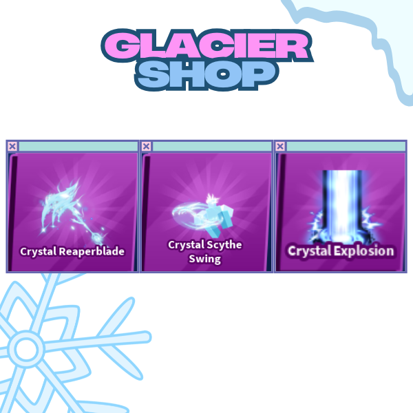 Crystal Reaperblade + Explosion + Emote ( Limited Set )