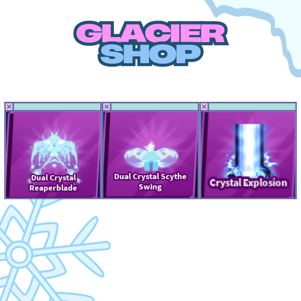 Dual Crystal Reaperblade + Explosion + Emote ( Limited Set )