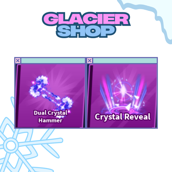 Dual Crystal Hammer + Explosion ( Limited Set )