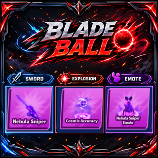 [ Limited Set ] Nebula Sniper + Explosion + Emote | FAST DELIVERY✅