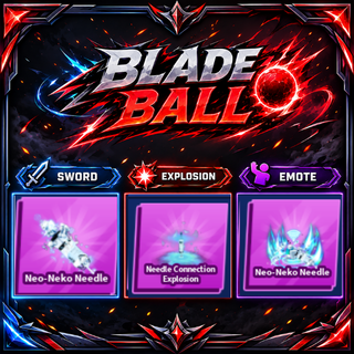 [ Limited Set ] Neo-Neko Needle + Explosion + Emote | FAST DELIVERY✅