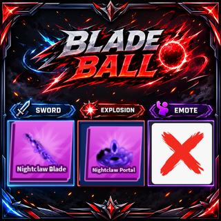 [ Limited Set ] Nightclaw Blade + Explosion  | FAST DELIVERY✅