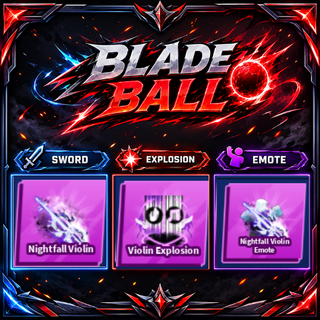 [ Limited Set ] Nightfall Violin  + Explosion + Emote | FAST DELIVERY✅