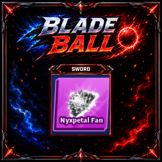 [ Limited Sword ] Nyxpetal Fan | FAST DELIVERY✅