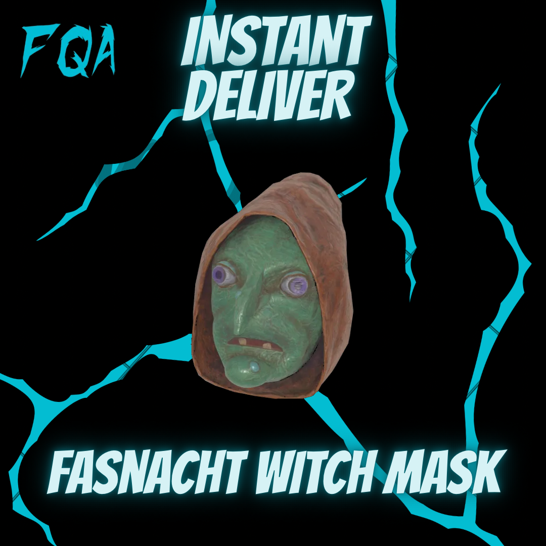 [ PC ] Fasnacht Witch Mask (instant delivery)