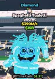 🔥💎🍝 Diamond Spaghetti Tualetti 🍝💎🔥 • 390M/s 🚀⚡ | 2x TRAITS ✨💥 | Budget 💰 Smooth 😄 Quick Send 📦🚀 Trusted