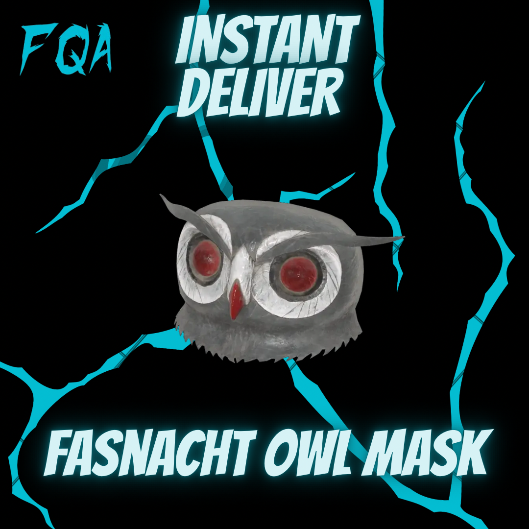 [ PC ] Fasnacht Owl Mask (instant delivery)