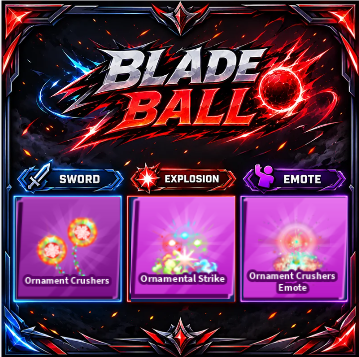 [ Limited Set ] Ornament Crushers + Explosion + Emote | FAST DELIVERY✅