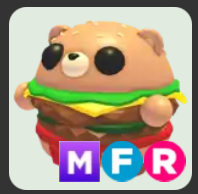 Burger Bear ▪️MFR🐸Ultra-Rare🚀Pets⚡24/7 Online🚀