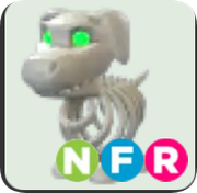 Halloween White Skeleton Dog ▪️NFR🚀Ultra-Rare🚀Pets⚡24/7 Online🚀