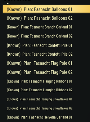 [ PS4/PS5 ] Plan: 28 Fasnacht Plans (instant delivery)