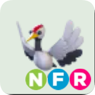 Red Crowned Crane ▪️NFR🚀Ultra-Rare🚀Pets⚡24/7 Online🚀