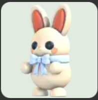 White Choccybunny ▪️Common🐸Ultra-Rare🚀Pets⚡24/7 Online🚀