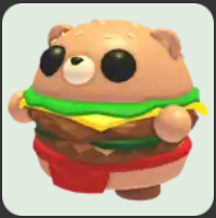 Burger Bear ▪️Common🚀Ultra-Rare🚀Pets⚡24/7 Online🚀