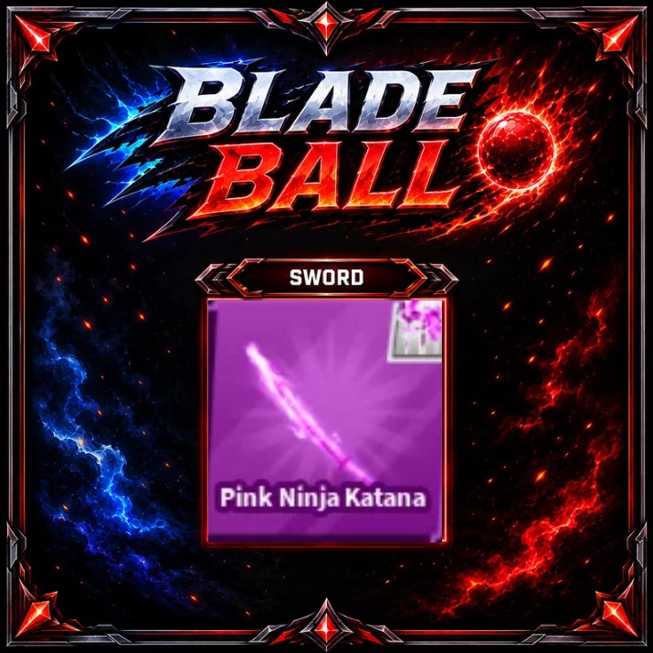 [ Limited Sword ] Pink Ninja Katana with Finisher | FAST DELIVERY✅